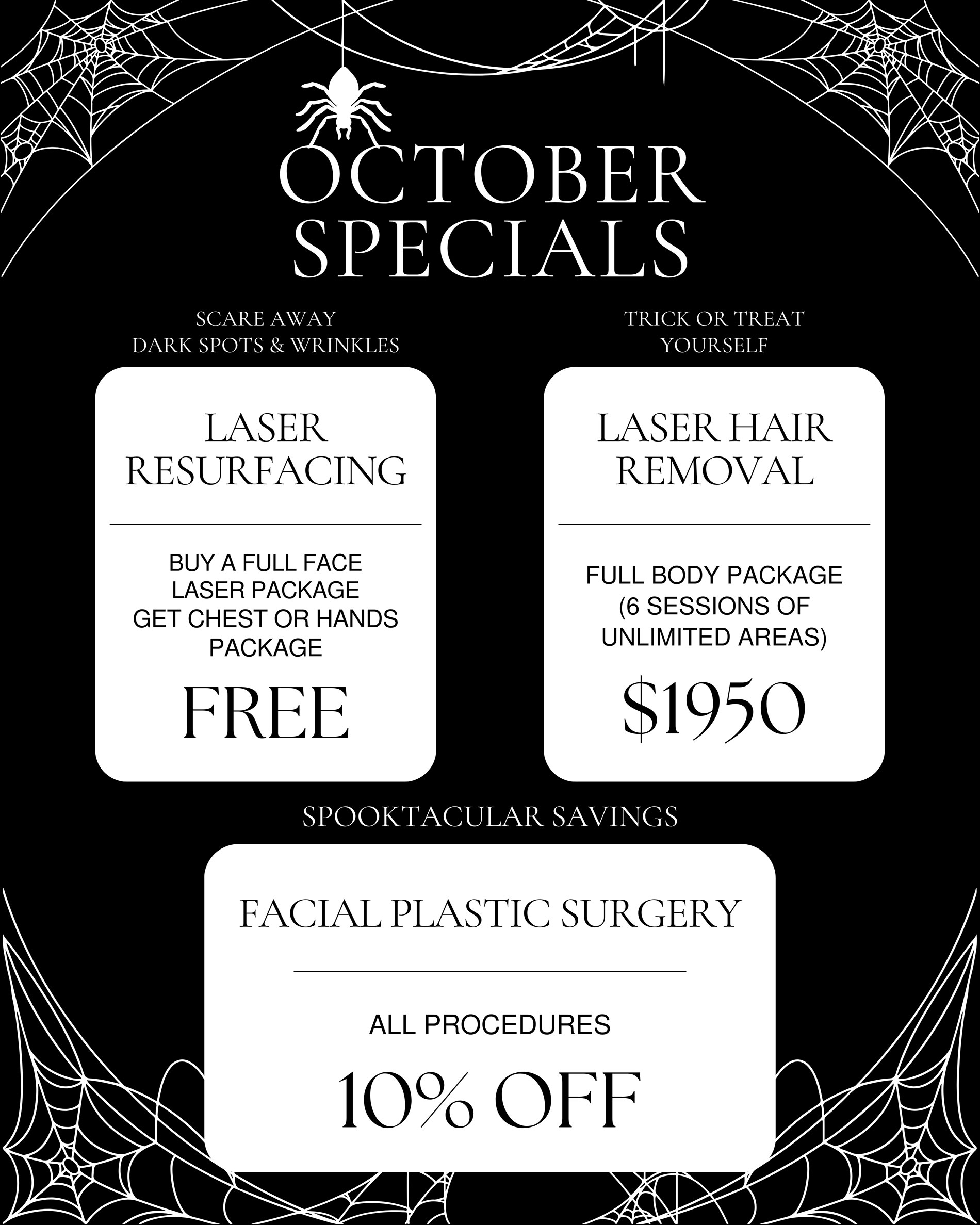 Oct specials