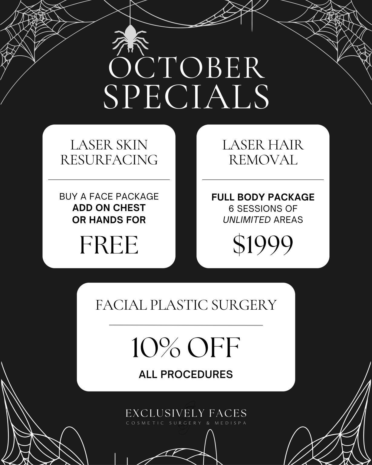 October Beauty Spa Specials