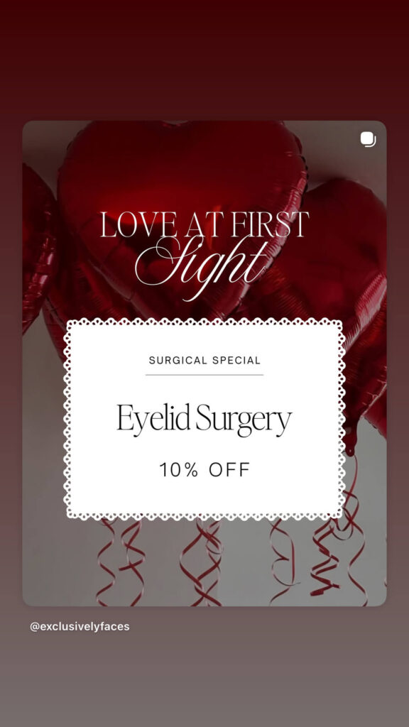 Eyelid Surgery - 10% off